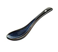 Olympia Luna Stoneware Soup Spoons 142mm Pack of 12, Midnight, 142x43mm