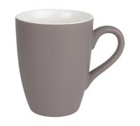 Olympia Pastel Porcelain Mugs 340ml CS041, Grey (Pack of 6)