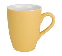 Olympia Matt Pastel Porcelain Dishwasher Safe Mug 340ml 12oz, Yellow