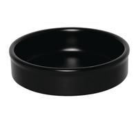 Olympia Mediterranean Black Stackable Dishes Dishwasher Safe - 102mm - Pack of 6