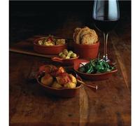 Olympia Mediterranean Ramekins Rustic 95mm Stoneware Dishes Bakeware 6pc