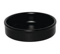 Olympia Mediterranean Stackable Dishes Black 102mm Stoneware Dishwasher Safe 6pc