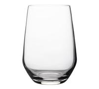 Olympia Mendoza Tumblers 370ml Dishwasher Safe Water Glasses (Pack of 6) | Soda lime glass build with fine cut rims for enhanced mouthfeel plus stemless profiles to suit cafe or restaurant use.