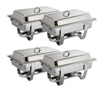 Olympia Milan Chafing Set 1/1 GN (Pack of 4) - S299