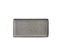 Olympia Mineral Rectangular Plates 228mm (6 Pack) - Porcelain Dining Dishes Set, Oven, Microwave, Dishwasher Safe DF174