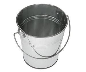 Olympia Mini Chip Bucket with Handle 135mm Galvanized Steel with New Features