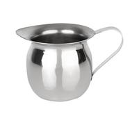 Olympia Mini Milk Jug Stainless Steel Plain, 120ml (Box 6)