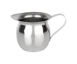 Olympia Mini Milk Jug Stainless Steel Plain, 120ml (Box 6)