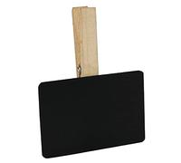 Olympia Mini Peg Mounted Chalk Boards, 75x80mm Melamine (6 Pack)