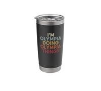 Olympia Name Olympia Personalized Name First Given Stainless Steel Insulated Tumbler
