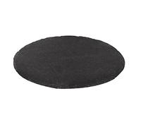 Olympia Natural Slate Round Pizza Board Waterproof Oil Repellent, 33cm | Jagged edges offer a striking look on buffet displays, while the heavy, durable build resists liquids and oils.