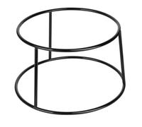 Olympia Non-Slip Round Multi Wire Riser Steel, Black, 230x150mm | Elevates buffet platters to optimize table space, providing stable food presentation for commercial catering events