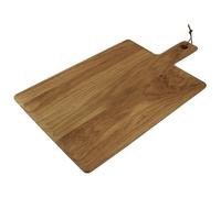 Olympia Oak Wood Board Large 1 Piece Construction with Handle - 450x260mm