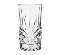Olympia Old Duke Tumbler Glass Cut Glass Effect 350ml Glasswasher Safe 6pc