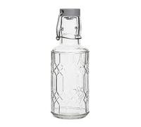 Olympia Geo Glass Water Bottle with Stopper 380ml (Pack of 6)