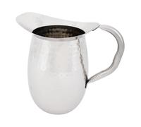 Olympia Olympia Hammered Pitcher - 2Ltr, Silver
