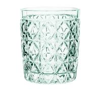 Olympia Olympia Havana Tumbler Green - 300ml 82x100mm (Box 6) | Sized at 82x100mm to provide a comfortable grip, serving as durable glassware for busy commercial bar and catering venues.