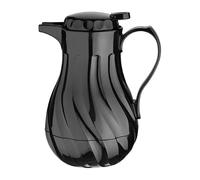Olympia Olympia Insulated Swirl Jug Black - 0.5Ltr 16.9fl oz | Keeps beverages at serving temperature for busy commercial table service, offering a 16.9fl oz capacity.