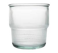 Olympia Olympia Recycled Stackable Tumbler - 300ml (Box 6) | Space-saving glassware options stack safely to reduce storage clutter in busy commercial kitchens and bar areas.