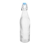 Olympia Olympia Ridged Swing Top Water Bottle - 1Ltr (Box 6) | Streamlines table service; built for high-volume commercial hospitality environments to serve and store refreshments.