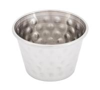 Olympia Olympia Sauce Cup Hammered St/St - 70ml 2 1/2oz (Box 12)