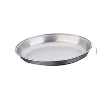 Olympia P178 Stainless Steel Oval Vegetable Dish, Undivided, 8 Inch Diameter