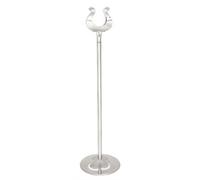 Olympia P344 Table Number Stand, 12" High, Polished Stainless Steel