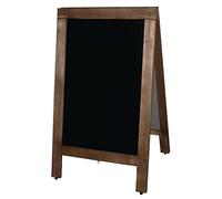 Olympia Pavement Chalkboard A-Frame and Double Sided Made of Melamine 500x850mm
