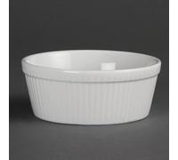 Olympia Pie Dishes in White - Round - Chip Resistant 134mm 6pc