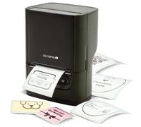 Olympia PM220 Label Printer Green Bluetooth Label Printer Self-Adhesive for Home and On the Go Portable Thermal Transfer Printer for Waterproof Labels Mobile QR Code Label Printer