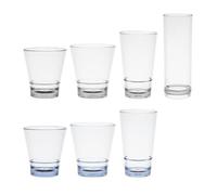 Olympia Kristallon Stacking Tumbler PC Blue, 350 ml, Box 6