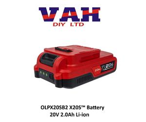Olympia Power Tools OLPX20SB2 X20S Battery 20V 2.0Ah Li-ion