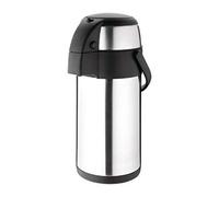 Olympia Pump Action Airpot 3 L 370 X 151 mm Stainless Steel Teapot Infuser