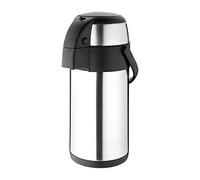 Olympia Pump Action Airpot 3L 370X151mm Stainless Steel Teapot Infuser