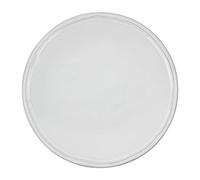 Olympia Raw Coupe Plates 220mm Ceramic Dishwasher Safe, White, 220 mm | Eco-friendly build contains 80% waste clay and reactive glaze for unique styling; supplied in a commercial pack of 6.