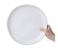Olympia Raw Recycled Clay Coupe Plates 260mm, Natural, 6 Pack