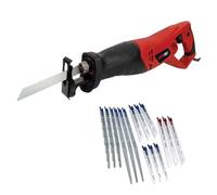 Olympia Recip Saw 09-350 Reciprocating Saw 240V + 16 Assorted Blades Olprs900