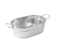 Olympia Rectangular Galvanised Tub - 100x210x105mm
