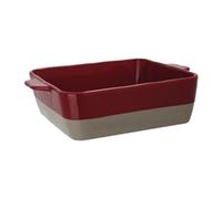 Olympia Red And Taupe Ceramic Roasting Dish 4.2Ltr
