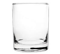 Olympia Rocks Tumblers 285ml Glasswasher Safe Drinking Glasses, 48pc | Thick stable base reduces spillages while the straight bowl provides a modern look for serving spirits over ice.