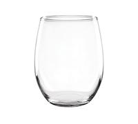 Olympia Rosario Glass Tumblers 470ml Glasswasher Safe, Pack of 6 | Rolled rim prevents chipping and provides a stylish stemware alternative, suited for wine, spirits and cocktails.