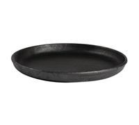 Olympia Round Cast Iron Sizzle Platter 220mm Serving Catering Tray Commercial