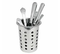 Olympia Round Cutlery Basket with Wholes Made of Stainless Steel - 115mm