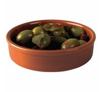 Olympia Rustic Mediterranean Serving Bowls 134mm Pack of 6, Terracotta