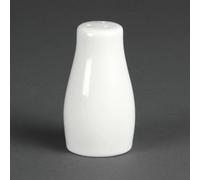 Olympia Salt Shaker in White Fully Vitrified - Tableware - 90mm 12pc