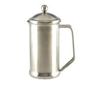 Olympia Satin Finish Stainless Steel Cafetiere 3 Cup Dishwasher Safe - 400ml