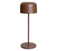 Olympia Siena Table Lamp Round Dome Chestnut 300mm
