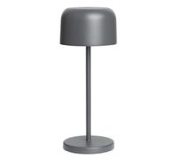 Olympia Siena Table Lamp Round Dome Grey 200mm