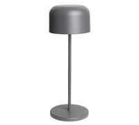 Olympia Siena Table Lamp Round Dome Grey 300mm