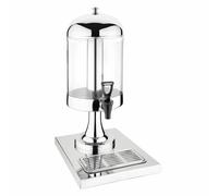 Olympia Single Juice Dispenser in Silver Made of Stainless Steel 6.5Ltr